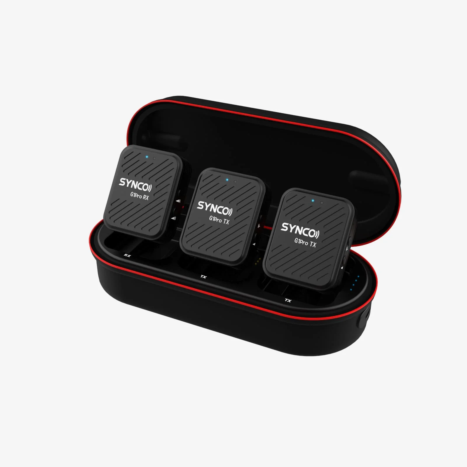 SYNCO G1 Pro Wireless Tie Clip Microphone with Charging Case, 24h Recording Total, Noise Reduction, 200m Transmission Range - Image 4